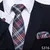Conjunto de pañuelos de bolsillo, corbata y gemelos