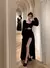 Imagen de Vestido de manga larga con abertura lateral
