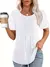 Blusa plisada de manga corta en internet