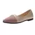 Zapatos planos de punta estrecha en internet