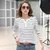 Blusa informal de manga larga - Shop Dr.DJ