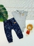 Body Munich + Pant Azul Caritas