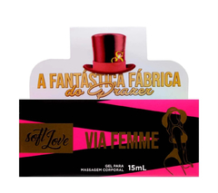 VIA FEMME GEL EXCITANTE FEMININO 15ML SOFT LOVE - Intimix Shop