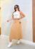 Falda Midi con Cinturón - Elegancia y Estilo Único