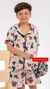 PIJAMA AMERICANO INFANTIL MASCULINO, HEROIS MARVEL.