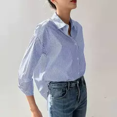 Camisa Casual Olivia - Listrada com Manga Longa - loja online