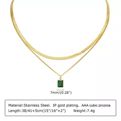 Colar Lariat Banhado a Ouro – Elegância em Camadas para Mulheres Modernas ?? ? Design Sofisticado e Ate