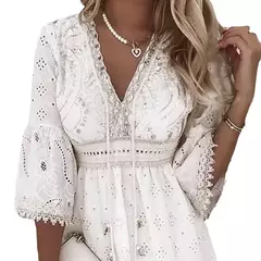 Vestido Branco em Renda na internet