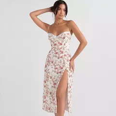 Vestido Feminino Sexy de Fenda - Amora Store