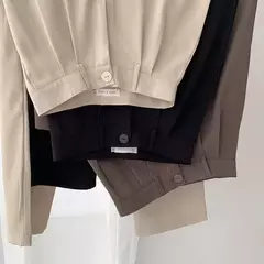 Calça Casual Valentina - Pernas Largas e Cintura Alta