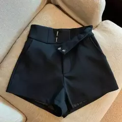 Short Casual Bianca - Lantejoulado com Cintura Média