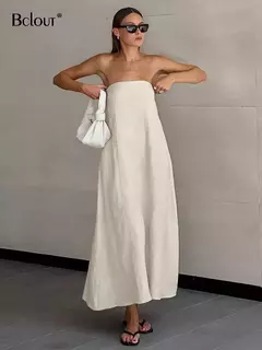 Imagem do Vestido Longo Cáqui