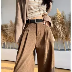 Calça Casual Camila - Cintura Alta e Modelagem Solta