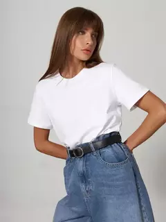 Camisetas de verão grandes para mulheres, streetwear casual. - comprar online