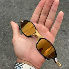 JULIET CORVETTE ARO CARBON LENTES GOLD CAFÉ / KIT BRANCO