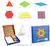 Blocos de Madeira Tangram Montessori - 155 Peças - Brincando de Futuro