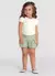 Conjunto infantil menina Mundi verde