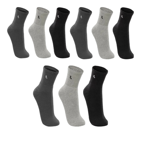 Lupo Meia 3245 Kit 9 Pares Algadão Cano Médio
