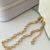PULSEIRA ELOS PORTUGUES FECHO BOIA BANHADO A OURO 18K - comprar online