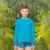 Conjunto Uv50+ infanto juvenil sunga box e camisa poliamida