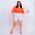 Short Jeans Branco Plus Size Cintura Alta - comprar online