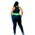 Conjunto fitness top e calça com bolsos laterais plus size na internet