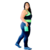 kit 3 Conjuntos Femininos top e calça fitness plus size - MM Moda Feminina Plus Size