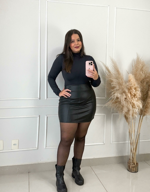 Body Poliamida com gola Plus