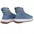 Bota Feminina Moleca Lona Azul Jeans - mixcamiseta