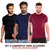 Kit 3 Camisas Masculina Lisa Algodão Premium - loja online