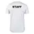 Camiseta Staff Uniforme Preto ou Branco