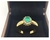 Anel Formatura Médica Ouro 18k Com Esmeralda E Diamantes - comprar online