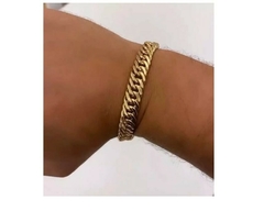 Pulseira Elo Glumet Duplo Ouro 18k