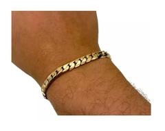 Pulseira Styllus Joias Luxo Cuban Facetada Ouro Amarelo 7 na internet