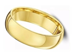 Aliança De Ouro Casamento 18k 750 Legítimo 5,0mm Largura 4g - comprar online