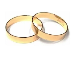 Par De Alianças De Ouro 18k750 - comprar online