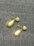 Brinco pérola gota dourado - comprar online