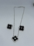 Colar trevo em zirconia - comprar online