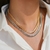 Choker colar malha oca 6mm