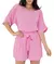 Conjunto Blusa E Bermuda Casual Viscolinho Oversize - comprar online
