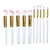 Kit 10 Pincel Kabuki para Maquiagem - Lovemake