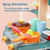 Imagen de Cocina Infantil Con Agua, Luces, Sonido, Vapor 88 Accesorios