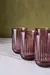 VASO ALTO HELENA BORGOÑA 380ML X 6 - Bell Home