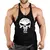 Bodybuilding Cotton Gym Tank Tops para homens, camiseta sem mangas, roupas com e