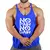 Bodybuilding Cotton Gym Tank Tops para homens, camiseta sem mangas, roupas com e - comprar online