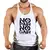 Bodybuilding Cotton Gym Tank Tops para homens, camiseta sem mangas, roupas com e - comprar online