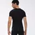 Camiseta de seção masculina Sportswear, camiseta corrida, elástico de elastic