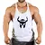 Bodybuilding Cotton Gym Tank Tops para homens, camiseta sem mangas, roupas com e - loja online