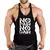 Bodybuilding Cotton Gym Tank Tops para homens, camiseta sem mangas, roupas com e - comprar online