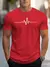 Camiseta esportiva casual justa masculina, 100% algodão, gola redonda, blusa cu na internet